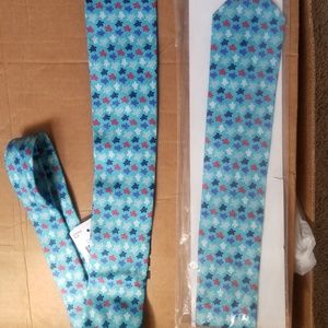 Vilebrequin Multi color turtle print silk tie